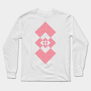 MidCentury Pink Long Sleeve T-Shirt